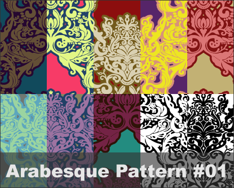 arabesque pattern #01