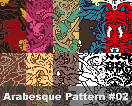 arabesque pattern #02